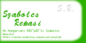 szabolcs repasi business card